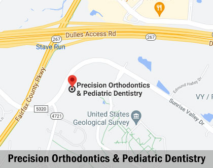 Map image for Pediatric Dental Office in Reston, VA